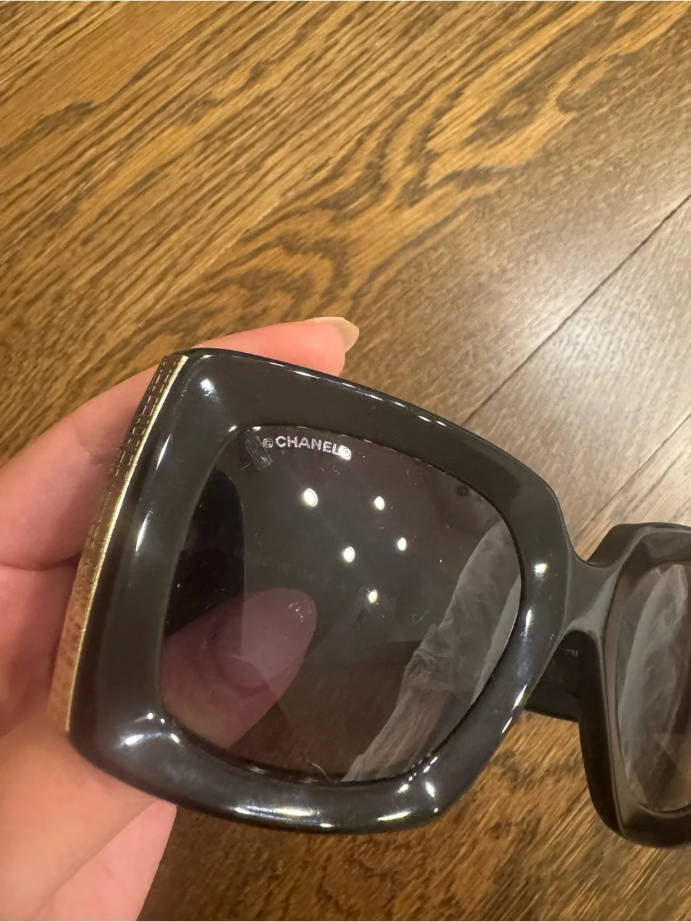CHANEL bold rectangular